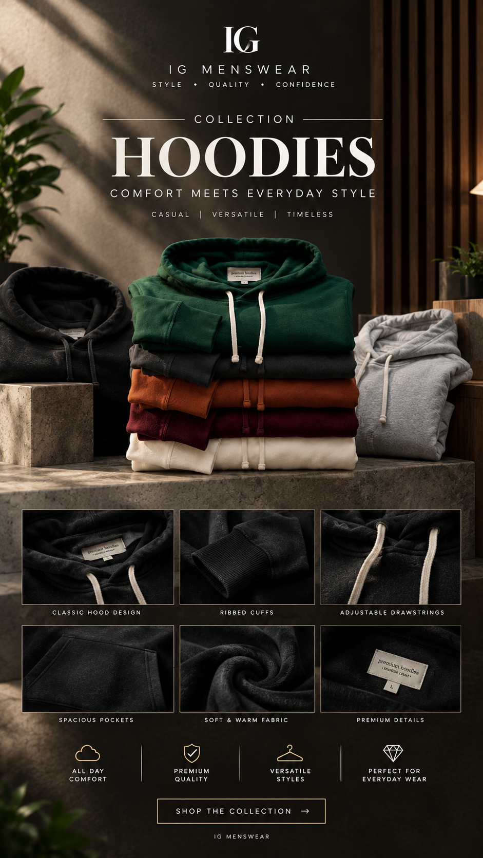 PREMIUM HOODIES | IG MENSWEAR