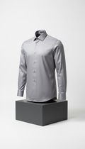 Platinum Gray Egyptian Cotton Shirt