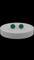 Gold-Accented Cufflinks Set