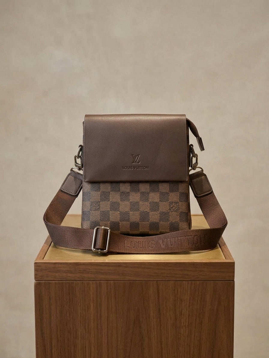 Premium Leather Crossbody Shoulder Bag - LOUIS VUITTON