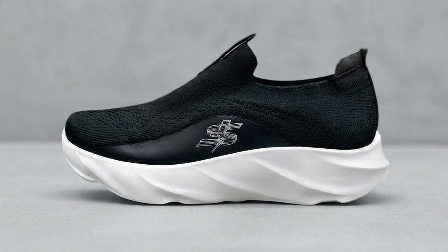 Lightweight Casual Slip-On Skechers – Stretch Knit Breathable Shoes with Sculpted Sole