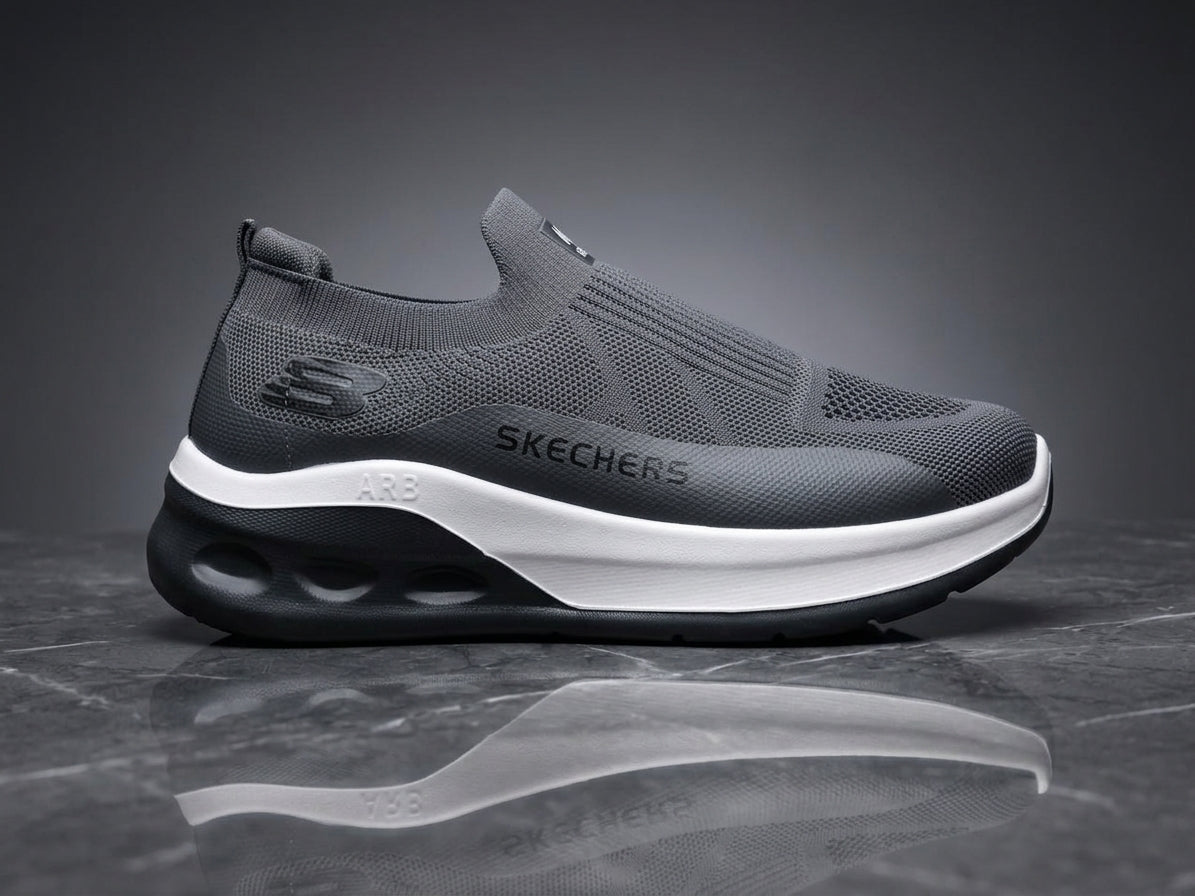 Skechers Men’s Ultra-Comfort Breathable Slip-On Walking Shoes
