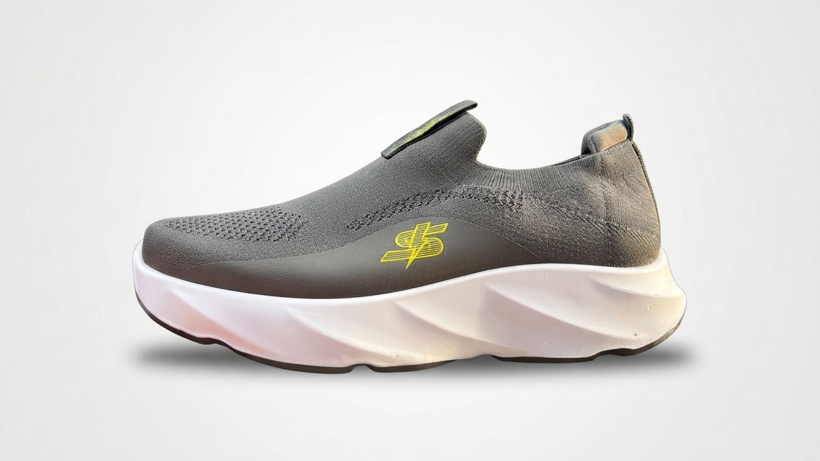 Lightweight Casual Slip-On Skechers – Stretch Knit Breathable Shoes with Sculpted Sole