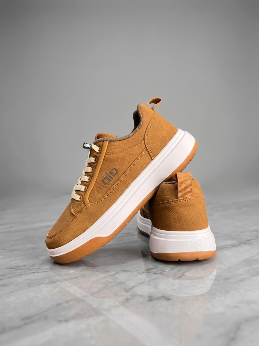 Urban Step – Men’s Premium Tan Casual Sneakers