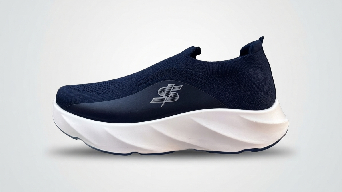 Lightweight Casual Slip-On Skechers – Stretch Knit Breathable Shoes with Sculpted Sole