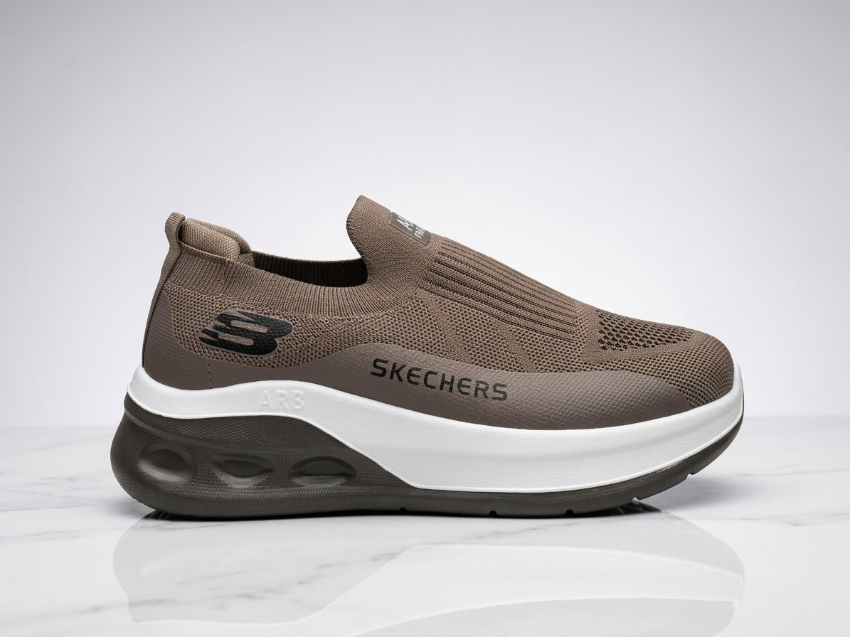 Skechers Men’s Ultra-Comfort Breathable Slip-On Walking Shoes