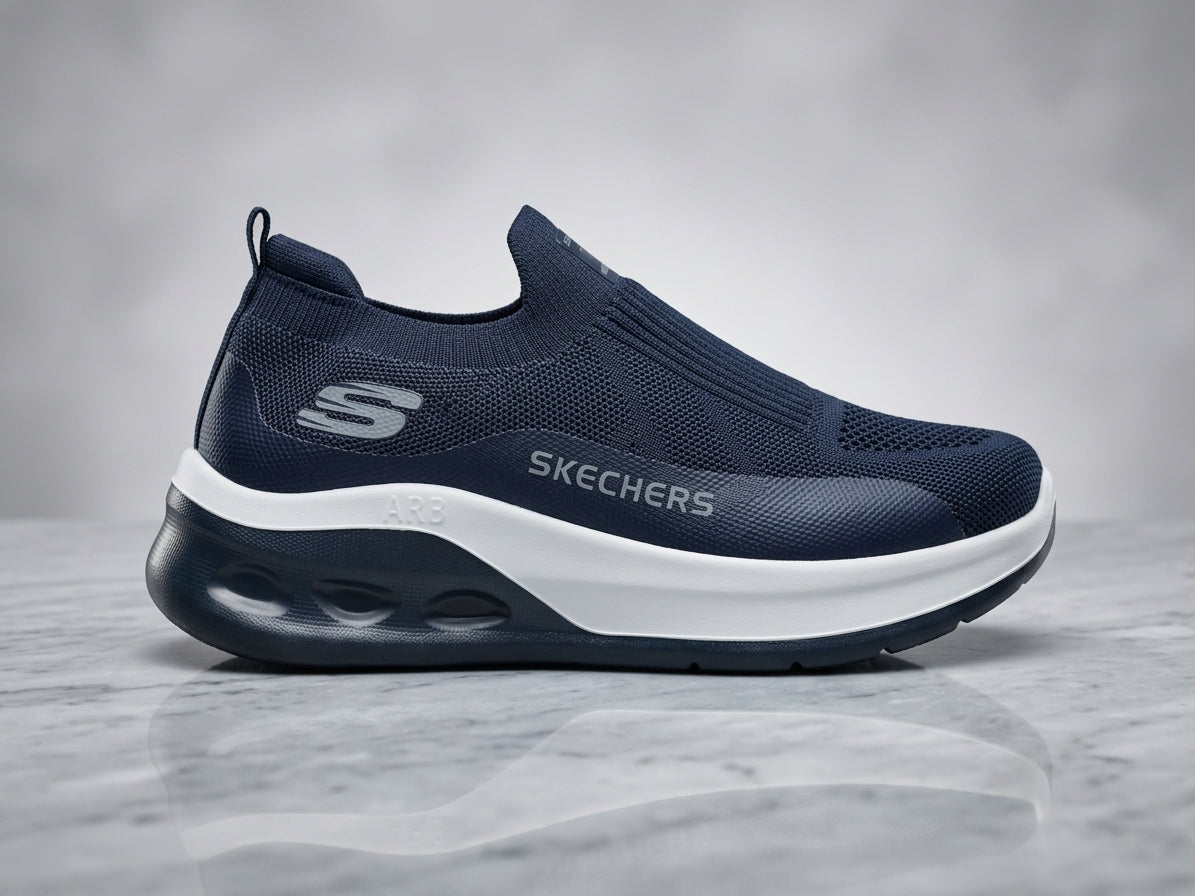 Skechers Men’s Ultra-Comfort Breathable Slip-On Walking Shoes
