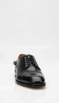 Italian black leather Oxford shoes